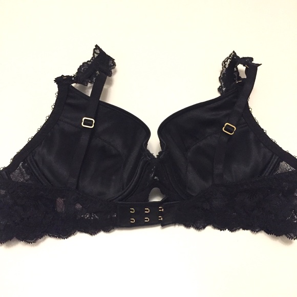Stella McCartney Black Silk & Lace Bra 34B - Picture 2 of 8